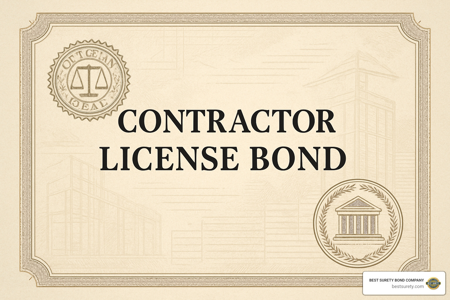 contractor license bond